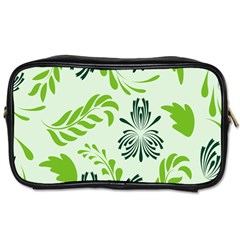 Folk Flowers Pattern Floral Surface Design Seamless Pattern Toiletries Bag (two Sides) by Eskimos