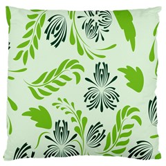 Folk Flowers Pattern Floral Surface Design Seamless Pattern Large Cushion Case (one Side) by Eskimos