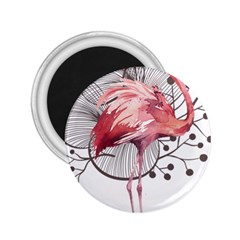 Watercolor Flamingo 2 25  Magnets by webstylecreations