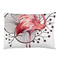 Watercolor Flamingo Pillow Case by webstylecreations