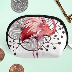 Watercolor Flamingo Accessory Pouch (medium)