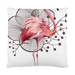 Watercolor Flamingo Standard Cushion Case (one Side) by webstylecreations