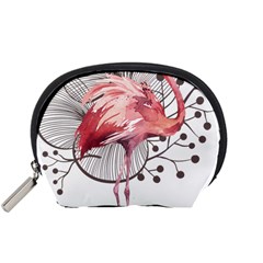 Watercolor Flamingo Accessory Pouch (small)