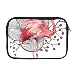 Watercolor Flamingo Apple Macbook Pro 17  Zipper Case by webstylecreations