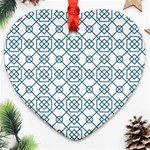 Arabic Vector Seamless Pattern Heart Ornament (Two Sides) Front