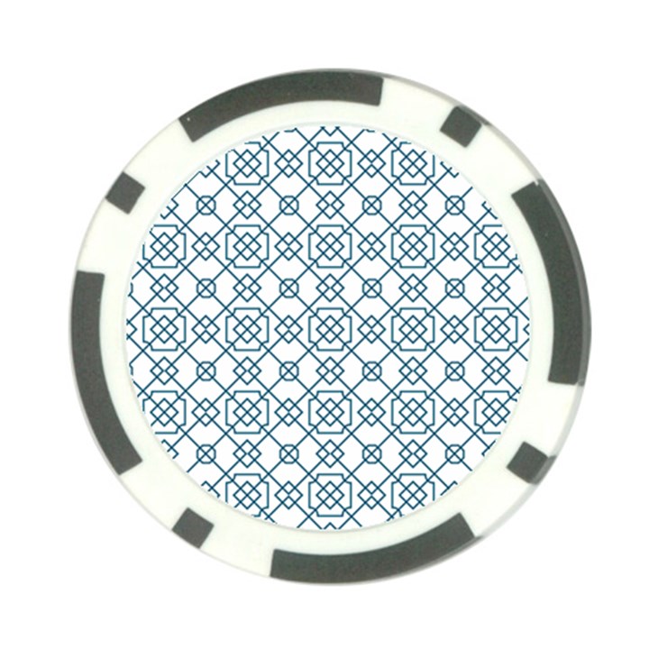 Arabic Vector Seamless Pattern Poker Chip Card Guard