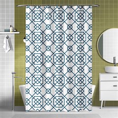 Arabic Vector Seamless Pattern Shower Curtain 48  X 72  (small)  by webstylecreations