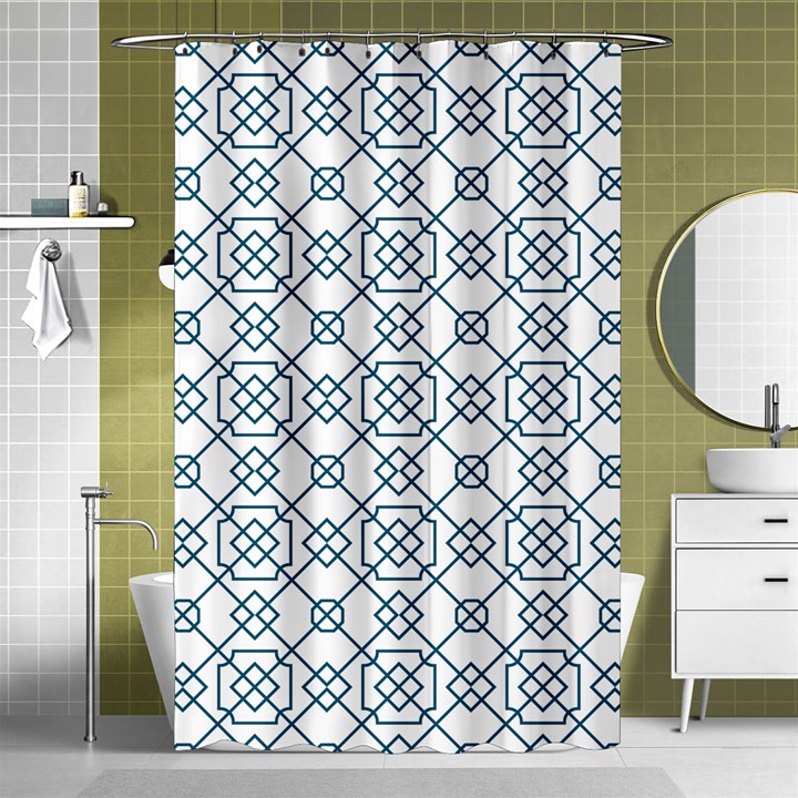 Arabic Vector Seamless Pattern Shower Curtain 48  x 72  (Small) 