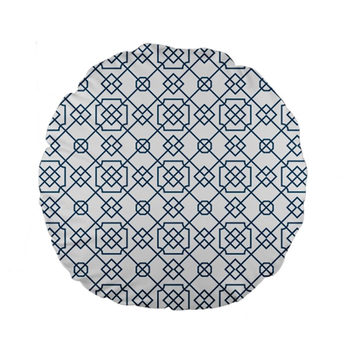 Arabic Vector Seamless Pattern Standard 15  Premium Round Cushions