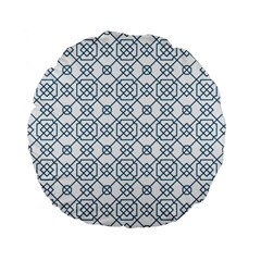 Arabic Vector Seamless Pattern Standard 15  Premium Flano Round Cushions by webstylecreations