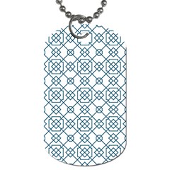 Arabic Vector Seamless Pattern Dog Tag (two Sides) by webstylecreations