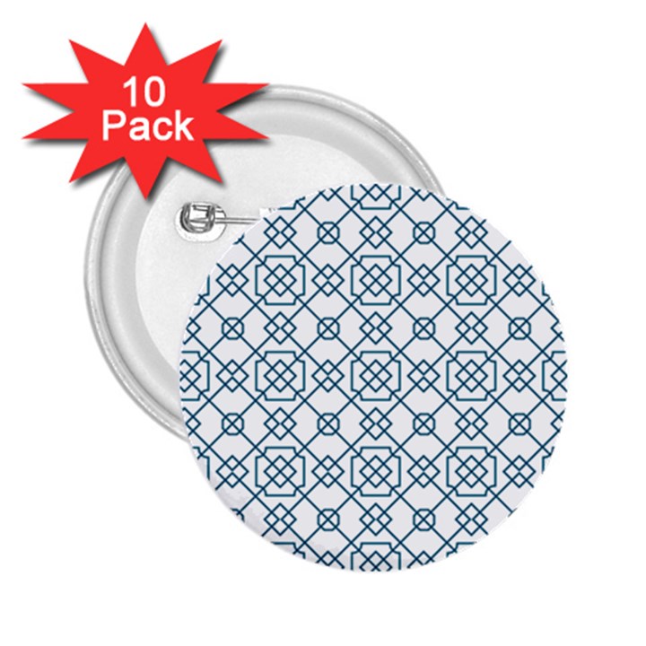 Arabic Vector Seamless Pattern 2.25  Buttons (10 pack) 