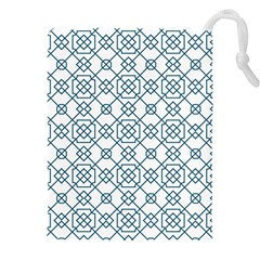 Arabic Vector Seamless Pattern Drawstring Pouch (4xl) by webstylecreations