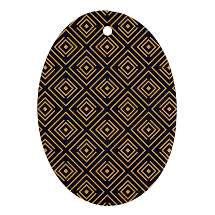 Art deco vector pattern Ornament (Oval)