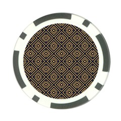 Art Deco Vector Pattern Poker Chip Card Guard (10 Pack) by webstylecreations