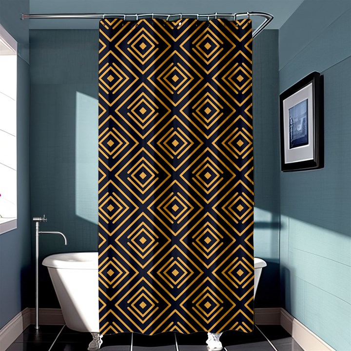 Art deco vector pattern Shower Curtain 36  x 72  (Stall) 