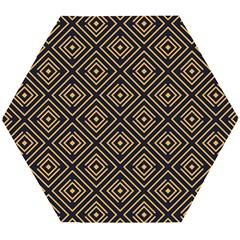 Art Deco Vector Pattern Wooden Puzzle Hexagon by webstylecreations