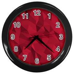 Amaranth Wall Clock (Black)