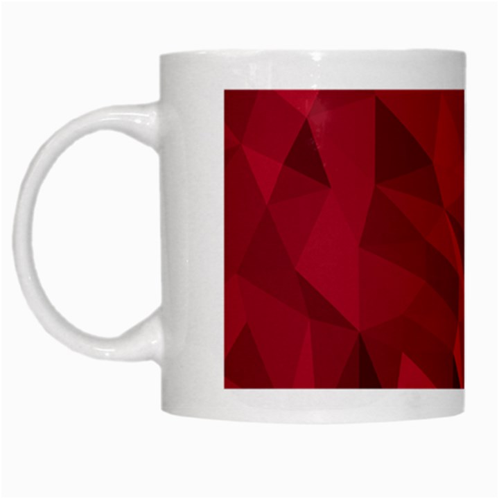 Amaranth White Mugs