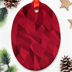 Amaranth Oval Ornament (two Sides) by webstylecreations