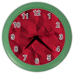 Amaranth Color Wall Clock