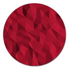 Amaranth Magnet 5  (round) by webstylecreations