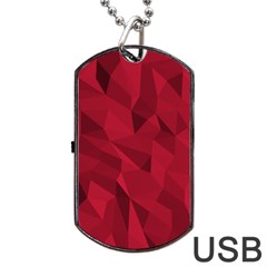 Amaranth Dog Tag Usb Flash (two Sides) by webstylecreations