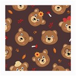 Bears-vector-free-seamless-pattern1 Medium Glasses Cloth Front