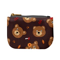 Bears-vector-free-seamless-pattern1 Mini Coin Purse