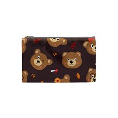 Bears-vector-free-seamless-pattern1 Cosmetic Bag (small)