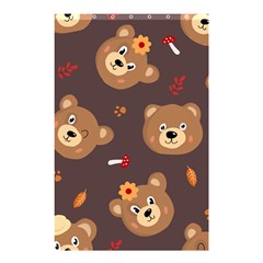 Bears-vector-free-seamless-pattern1 Shower Curtain 48  X 72  (small) 