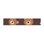 Bears-vector-free-seamless-pattern1 Flano Scarf (Mini) Front