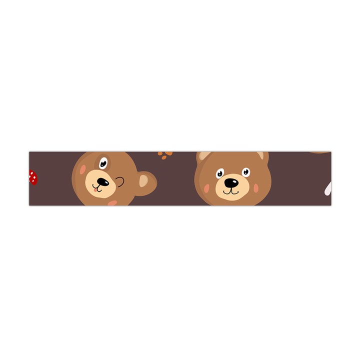 Bears-vector-free-seamless-pattern1 Flano Scarf (Mini)