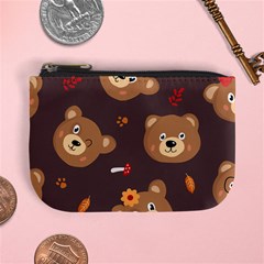 Bears-vector-free-seamless-pattern1 Mini Coin Purse by webstylecreations