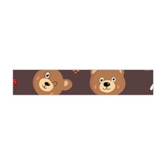 Bears-vector-free-seamless-pattern1 Flano Scarf (mini)