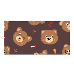 Bears-vector-free-seamless-pattern1 Satin Wrap