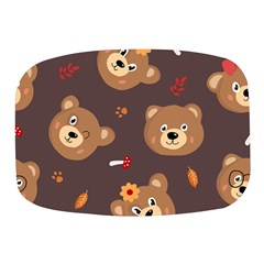 Bears-vector-free-seamless-pattern1 Mini Square Pill Box by webstylecreations