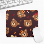 Bears-vector-free-seamless-pattern1 Large Mousepads Front