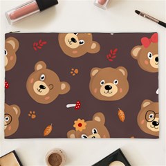 Bears-vector-free-seamless-pattern1 Cosmetic Bag (xxl) by webstylecreations