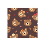 Bears-vector-free-seamless-pattern1 Satin Bandana Scarf Front