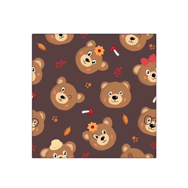 Bears-vector-free-seamless-pattern1 Satin Bandana Scarf