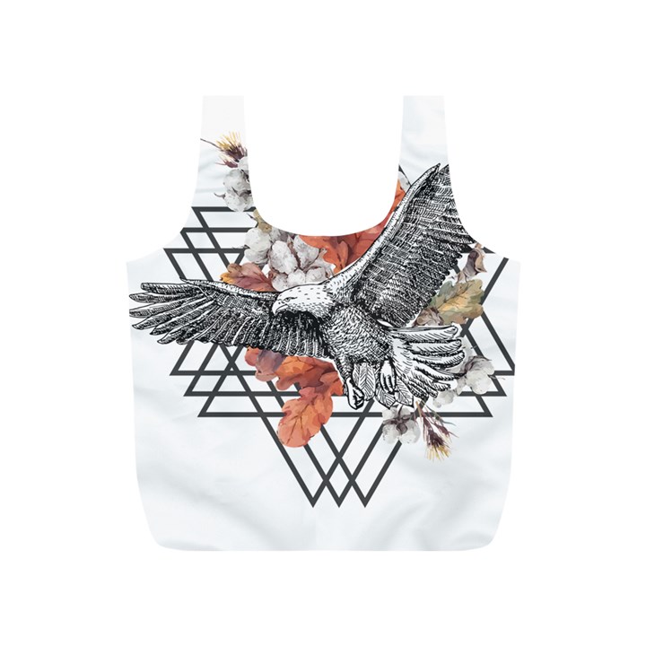 Boho Eagle  Full Print Recycle Bag (S)