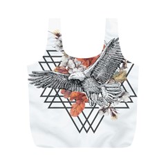 Boho Eagle  Full Print Recycle Bag (m) by webstylecreations