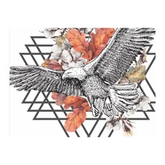 Boho Eagle  Double Sided Flano Blanket (mini)  by webstylecreations