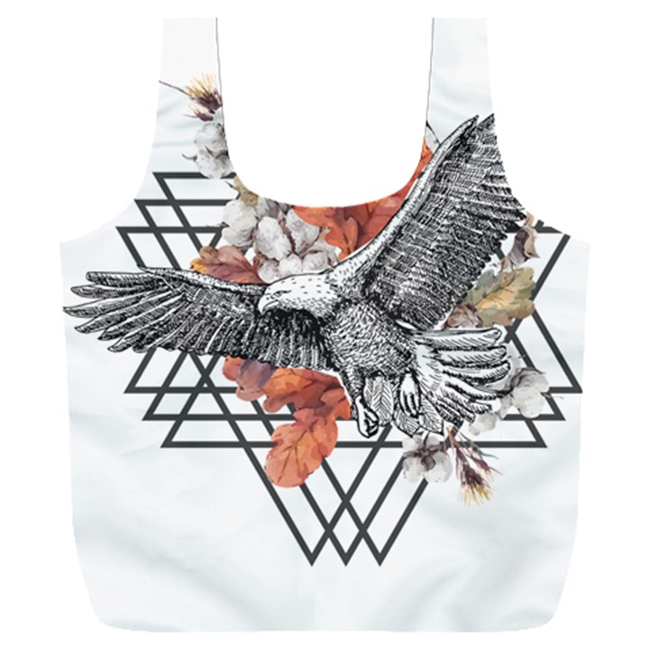 Boho Eagle  Full Print Recycle Bag (XXL)