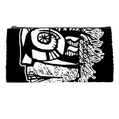 Cyber Punk Portrait Poster Illustration Pencil Case by dflcprintsclothing