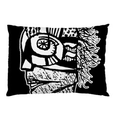 Cyber Punk Portrait Poster Illustration Pillow Case (two Sides) by dflcprintsclothing