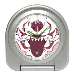 Kitsune Mask Travel Alarm Clock by mindnmint