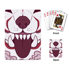 Kitsune Mask Playing Cards Single Design (rectangle) by mindnmint