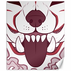 Kitsune Mask Canvas 8  X 10  by mindnmint